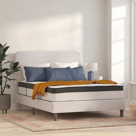 Flash Furniture 12" Hybrid Mattress, Queen Mattress in a Box CL-E230P-R-Q-GG